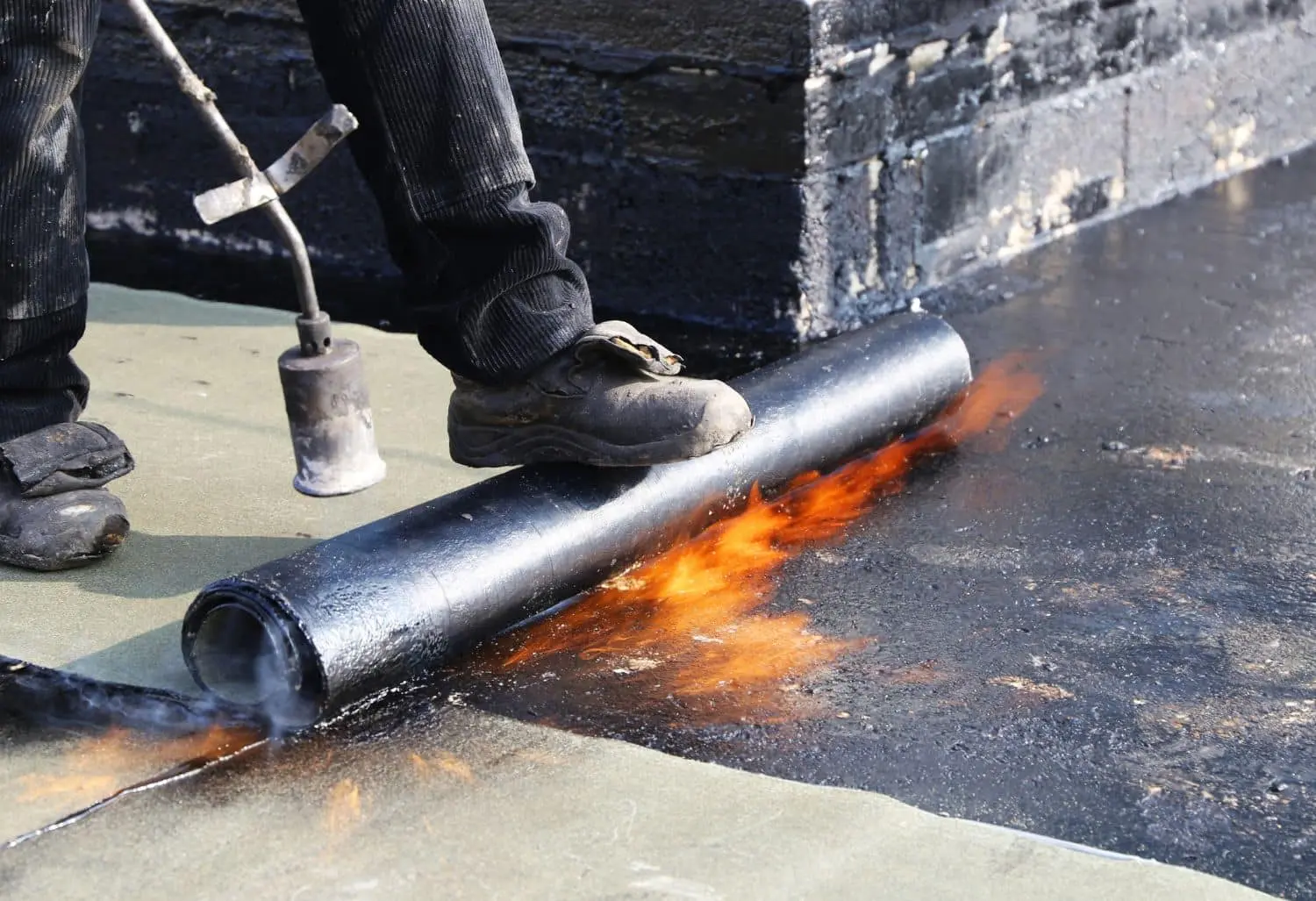 Torch-On Waterproofing